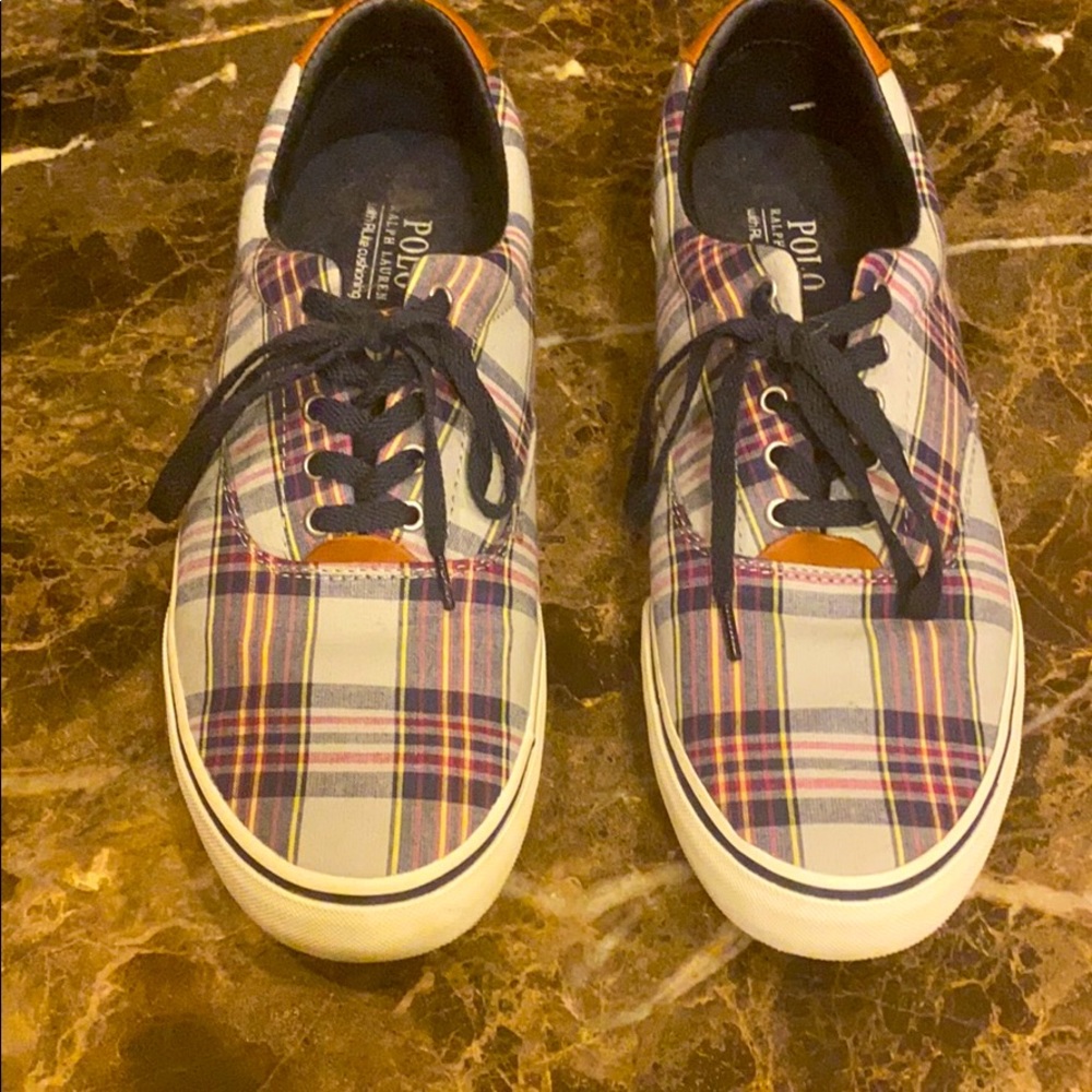 Ralph Lauren Polo Plaid Shoes